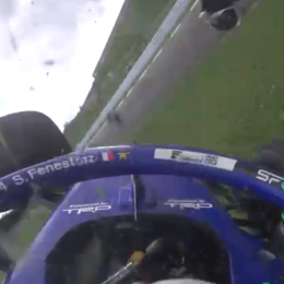 VIDEO: el accidente de Sacha Fenestraz, a bordo