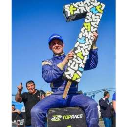 Franco Beatini, el piloto récord de Top Race Junior