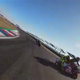 Superbike Argentino: tremenda caída y golpe, a bordo