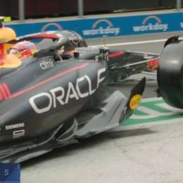 VIDEO: Ferrari hizo un pitstop desastroso y Checo Pérez pisó una pistola durante la F1 en Zandvoort