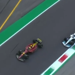VIDEO: ¿qué pasó entre Russell y Sainz en la FP1 del GP de Italia?