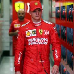 Mattía Binotto y Mick Schumacher: reunión clave