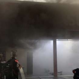 MotoGP: fuego en los boxes de Motegi