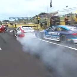 VIDEO: Matías Rossi se salvó de milagro en Santa Cruz do Sul