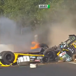 VIDEO: escalofriante accidente en la Copa Truck de Brasil