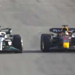 VIDEO: tremendo duelo George Russell vs. Max Verstappen en Brasil