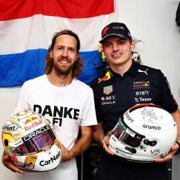 F1: el saludo de despedida de Max Verstappen a Sebastian Vettel