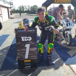 Superbike Argentino: Valentín Valor ganó la séptima fecha y descontó en el campeonato de Junior Cup