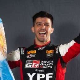 VIDEO: Rossi desafiante en Brasil: se hizo presente en la calle de boxes con la camiseta argentina