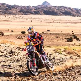 Dakar 2023: Toby Price arrancó con el pie derecho y se quedó con el prólogo en motos