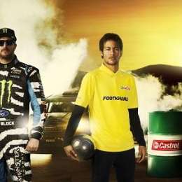 Ken Block también le atajó con su auto penales a Neymar