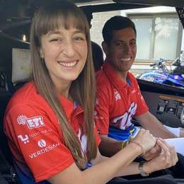 Cavigliasso y su mujer como navegante: "Me reta más en mi casa que acá en el Dakar"