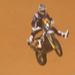 VIDEO: el salto iba bien, pero en el aterrizaje pasaron cosas