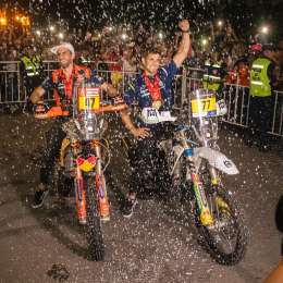 Dakar: mirá la galería de imágenes de los festejos en Salta con los Benavides