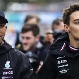 ¿Conflicto en puerta entre Hamilton y Russell en Mercedes?
