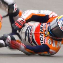 ¡Increíble! así funciona el airbag del MotoGP durante una caída