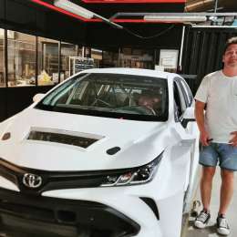 Bernardo Llaver conoció el Corolla con el que correrá en TCR South America