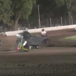 VIDEO: espectacular vuelco en el Midget del Litoral