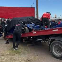 TN: así quedó el auto de Lepphaille tras el espectacular accidente