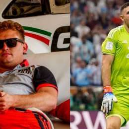 El particular homenaje de Di Palma al Dibu Martínez en el Top Race