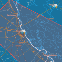 Lluvias en Rosario, un pronóstico alentador respecto a los incendios