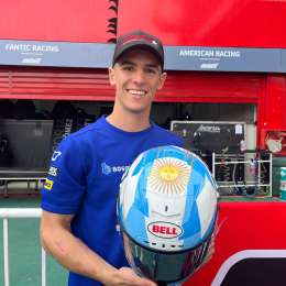 La historia del estadounidense con sangre argentina que sueña con llegar a MotoGP
