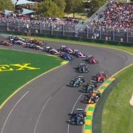 F1: múltiple accidente y bandera roja en el final del GP de Australia