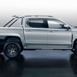 Una bestia: Great Wall Cannon CyberPickup 6×6 en el Salón de Shanghai