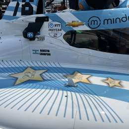 IndyCar: así está el auto de Agustín Canapino en los boxes de Indianápolis