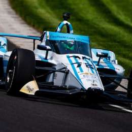 IndyCar: Canapino hizo un emotivo posteo durante una pausa en Indianápolis