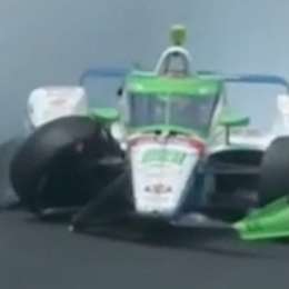 Indy500: ¡Duro golpe contra el muro de Ray Robb!