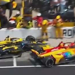 Indy500: Herta - Grosjean y un encontronazo entre compañeros en boxes