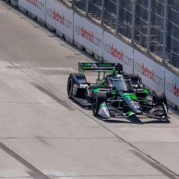 IndyCar: Canapino cerró una gran clasificación en Detroit