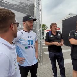 EXCLUSIVO: así fue el encuentro entre Canapino y la hinchada argentina en la Indy500