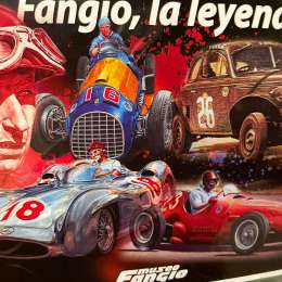 Lo mejor de la exposición artística en homenaje a Fangio