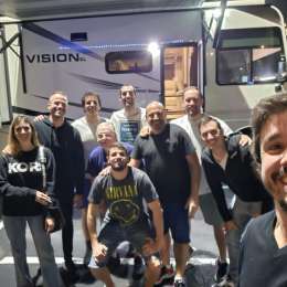 ¡Imperdible! Toda la intimidad de la cena de Guerra, Sapag y Vivian con Canapino