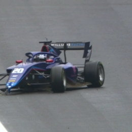 F3: el accidente que provocó la bandera roja en la Qualy en Hungría