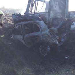 Tragedia en la ruta 41: tres muertos tras un choque entre un camión y un auto