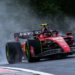 F1 en Bélgica: Sainz lideró una práctica bajo la lluvia en Spa