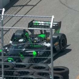 IndyCar: ¿Qué dijo Canapino por radio después del toque que lo dejó afuera en Nashville?