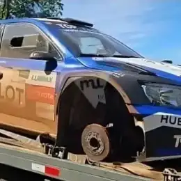 Tragedia en una carrera de Rally