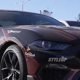 ¡Una locura! El Mustang que se personalizó Manu Sapag