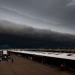 IndyCar: así llegó la tormenta al óvalo de St. Louis