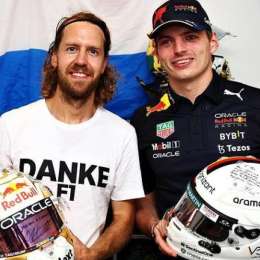 F1: Max Verstappen igualó un récord histórico de Sebastian Vettel en Red Bull