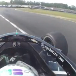 IndyCar: Canapino, al borde del trompo y despiste en la última práctica en Portland