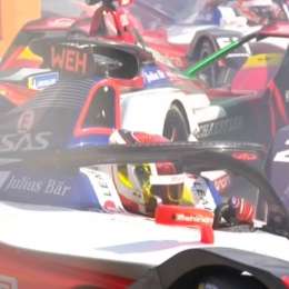 Insólito accidente en la largada de la Fórmula E