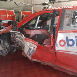 ¿Cómo quedó el auto de Ponce de León?