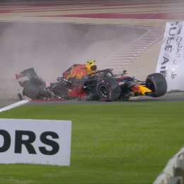 Albon fue el más rápido con golpe incluido en Brasil