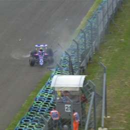 Fuerte golpe de Albon en el segundo ensayo