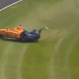 Se accidentó Alonso en Indianápolis